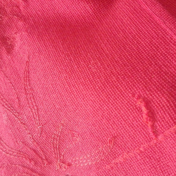 Vintage Lucia Made In Italy Wool 3 Pc. Knit Hand Embroidered Sweater/Skirt Set - Picture 8 of 17